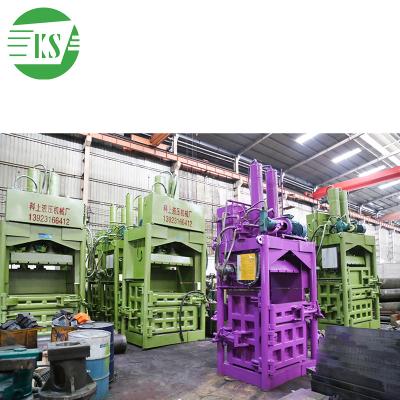 China Keshang YJ-150T Factory Price Automation Vertical Baler Scrap Baler Reusing Machine For Vertical Metal Bailer for sale