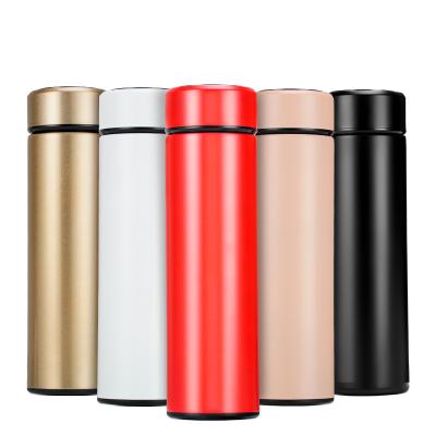 China 304 Stainless Steel LED Temperature Measuring Mug Vacuum Cup Business Smart Creative Gift Bottle Custom LOGO for sale