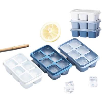 China Viable factory whiskey ice cube and wholesale BISphenol A cocktails without round square ice cube trays hockey molds for sale