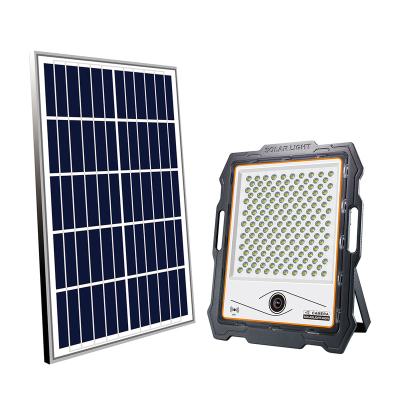 China Outdoor Waterproof Solar Power Saving IP65 100W 200W 300W 400W Garden Flood Light with CCTV Solar LED Garden Light Solar Garden Light for sale