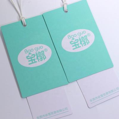 China Sustainable Brand Custom Printed Hang Tag Round Swing Tags Clothes Shoes Label Colorful Garment Hang Tags Recyclable Swing Tags for sale