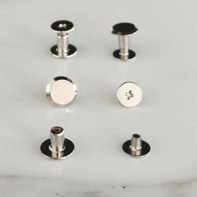 China Iron Flat Rivets Decorative Fastening Chicago Screw Screw Fasteners for sale