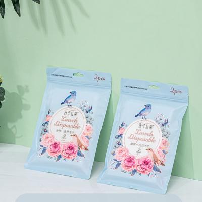 China Cleaning Ready To Ship Popular And Clear Disposable Facial Tissue Hotel And Cotton Travel Used Face Towel for sale