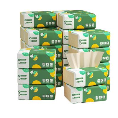 China Cheap Bamboo Soft Pack Paper Pulp Facial Tissue Bundle 170x110mm for sale