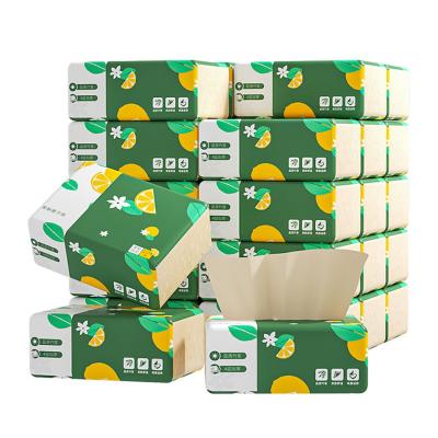 China Small 100% Original Soft Promotional Bamboo Paper Pulp Bundle Facial Tissue 170x110mm for sale