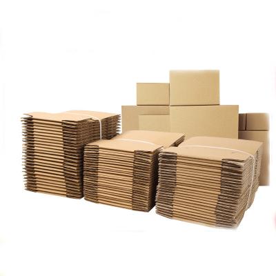 China Customized Recycled Corrugated Brown Personal Care Kraft Paper Ship Cardboard Box for sale