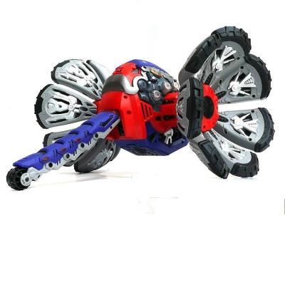 China SAMEWIN battery operated toy transform robot rc car Toy For kids remote control robot car with cool lights and super performance for sale