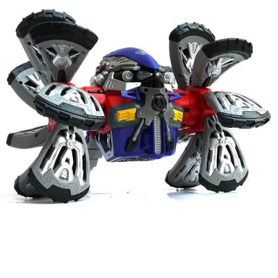 China SAMEWIN battery operated toy remote control deform car rc robot super performance rc transform robot car toy with 3 modes for sale