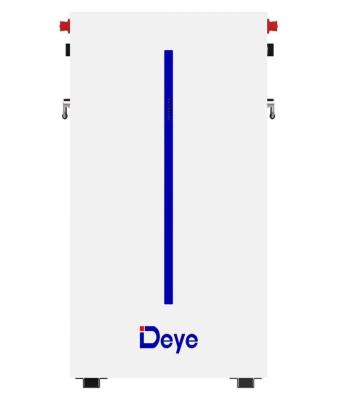 China Wholesaling Deye Wall Battery for hybrid off grid Wall-mounted LiFePO4 lithium battery 51.2V 120Ah powerwall 120 for sale