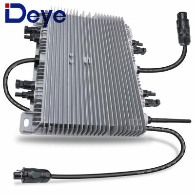 China Grid Tie Solar Power System Wholesale Deye  SUN600G3-EU-230 for home Micro solar inverter 600W 1200w 1300w max parallel 5500w for sale