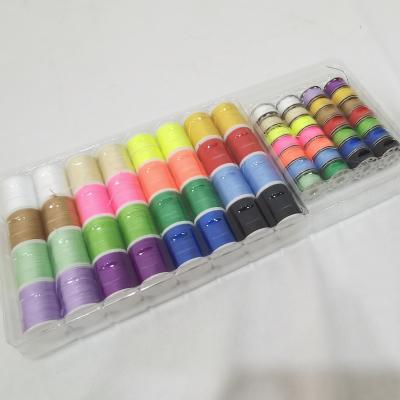 China 100% Cotton Custom Household Spool Colored Mini Sewing Thread For Clothes for sale