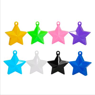 China Hold Balloon Children's Birthday Party Wedding Decoration Balloon Weight Five-pointed Star Colored Balloon Weight for sale