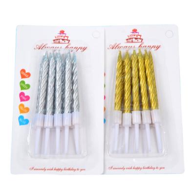 China Wholesale Paraffin Birthday Candles Creative Colorful Little Candles Children's Crystal Wire Paraffin Party Cake Candles for sale