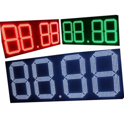 China Gas Station Outdoor Gas Price Display Gas Station Led Signs for sale