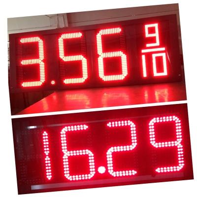 China Gas Station Outdoor 8inch Gas Price Gas Station Price Boards Led Gas Station Price Display Sign for sale