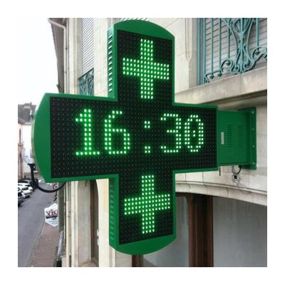 China All Pharmacies Wireless Pharmacy LED Cross Display / Led Cross Screen / Waterproof LED Pharmacy Cross Display for sale