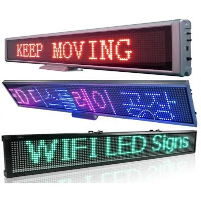 China Indor Moving Display Led Sign / Outdoor / Bus / Message Shop for sale