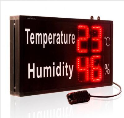 China Factory Indoor Digital Signage Display Digital Thermostat Temperature Sensor LCD Display 7 Segment Digital Clock Display for sale