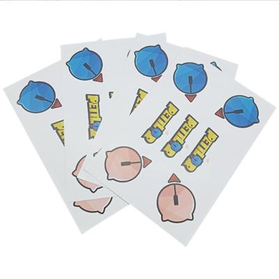 China Customized Different Shapes Waterproof PVC Cool Die Cut Sticker Holographic Foreign Waterproof Flyer Label Cartoon for sale