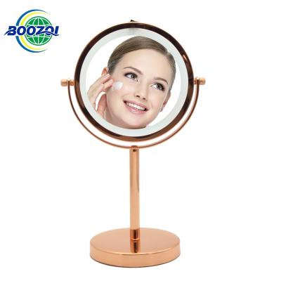 China Miroor Lighted Cosmetic Custom Desktop Vanity Mirror Lighted Smart Makeup Mirror With Blue Tooth Speaker Demaquillaje Scam Luz Led Espejo for sale