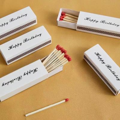 China Birthdays Wholesale Color Matching Paper Printing Matches Box Cheap Custom Matchbook Custom Bell for sale