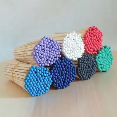 China Birthdays Matches Disposable Bulk Matches Customizable Matchbox 10cm Long Rod Colored Main Wholesale Match for sale