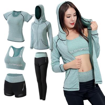 China Wholesale Custom High Quality Antibacterial Yoga Sets Fitness Breathable Women Sports Active Wear Yoga Suit Plus Size for sale