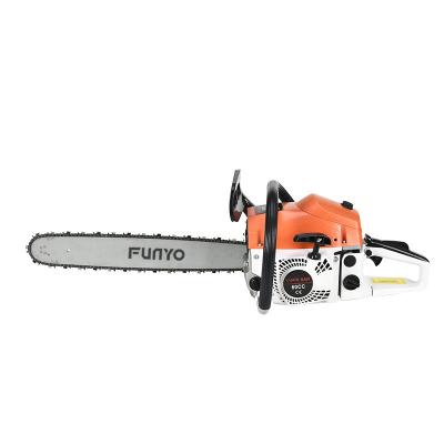 China 2-Stroke 52/58CC 2.4kw Copper Core Engine Cordless Chainsaw Gasoline Chainsaw for sale