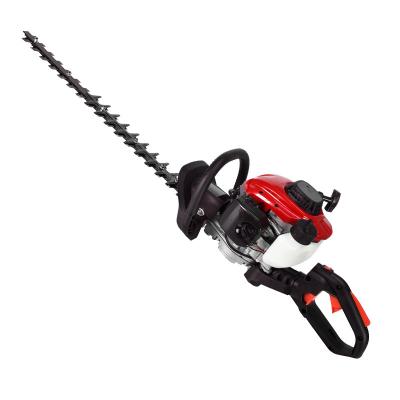 China Long Range Garden Trim Machine Gasoline Grass Bush Hedge Trimmer 25.4cc Green Garden Tools for sale