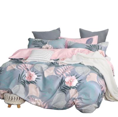 China Bedding Set Good Quality Nondisposable 100% Cotton Printed Bed Sheet for sale