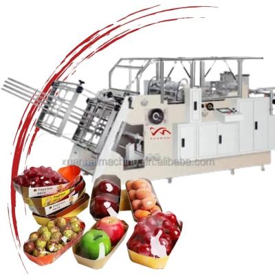 China XUANHAI ZF-800 Manual Paper Burger Box Making Machine for Kraft Tube Gluing Sealing for sale