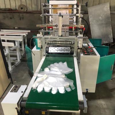 China Gloves Machine Spare Parts with Automatic Cutting Unit Cheap Price Plastic Shops Making Gloves 240-300mm Plc,motor Provided 220V for sale