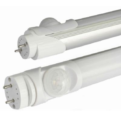 China PIR Dimmable LED Tube light , 4ft 18W Ra80 5000K - 5500K For Parking Lot Lighting for sale