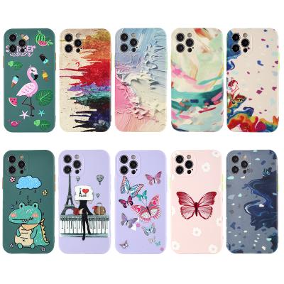 China 2021 Straight Drawing 10 TPU Design Mobile Phone Daily Life Promtion Flexible Phone Case Cover for sale