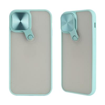 China Fashion Shockproof Single Lens Protective Material Rotating Bracket TPU+PC Phone Case for sale