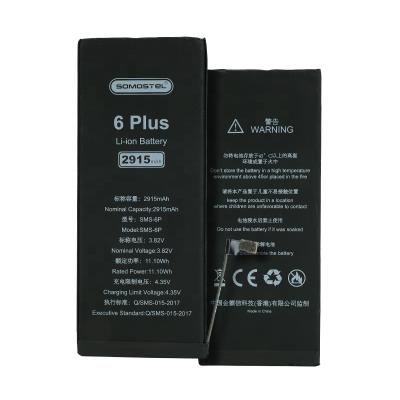 China Original Mobile Phone Somostel Factory Wholesale Baterias Phone For iPhone Replacement Battery For Iphone 6plus for sale