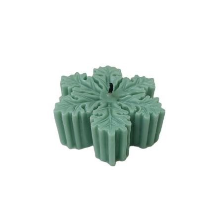 China Christmas Snowflake Soap Mold Aroma Gypsum Plaster Resin Mold Handmade 3d Disposable Snow Opens Candle Molds for sale