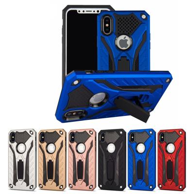 China Anti-fall 2-in-1 Stand Drop Proof Shockproof Mobile Phone Case For Iphone 11 pro 6 max S 7 8 plus X Xs Max Xr for sale