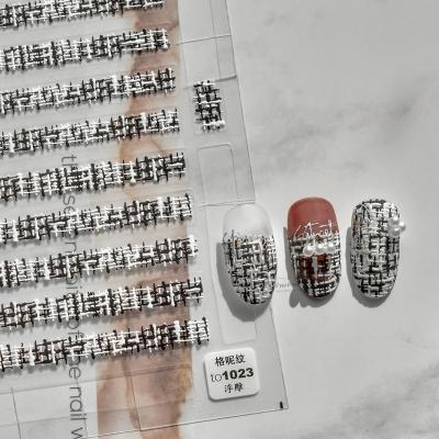 China Fashion False Nails Acrylic Nail Art Sticker Decals Personal Care Beauty 5D Sticker Manicure Accessories for sale