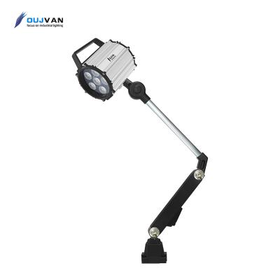 China Wholesale 24V 220V Rotatable Angle Fixed Base Ip65 Industrial Led Long Arm Machine Work Lamp F6 for sale