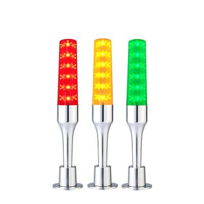 China Aluminum Wholesale Red Yellow Green Three-color Safety Indicator Battery Beacon Light Turn Light Alarm for sale