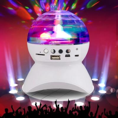 China HOME THEATER Disco DJ Party Speaker Light Show Built-in Stage Effect Lighting RGB Color Changing LED Crystal Ball Support TF AUX. for sale