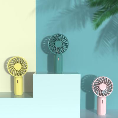 China Mini Portable Fan With Night Portable Handheld Fan Hot Sale Pocket Fan Battery Operated Light for sale