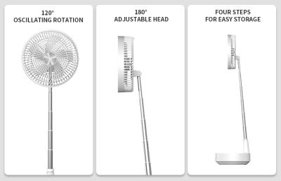 China Timing DC Telescoping Telescopic Desk Fan Floor Fan Table Floor Fans For Home for sale