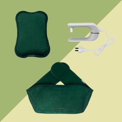 China Hotel Custom Hot Water Bottle Hot Water Bag Electric Rechargeable Hot Heating Bag for sale