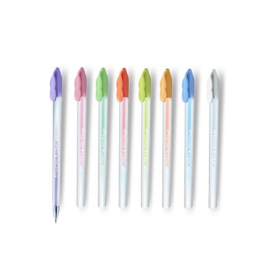 China M&G Normal Hot Sale 8 Colors 0.8mm Economical Cute Pastel Gel Pen Set For Kids for sale