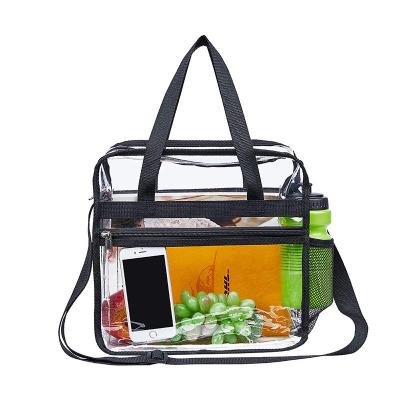 China Large Capacity Durable Promotional Cheap Multifunctional Travel Custom Bag Clear Stage Approved for sale