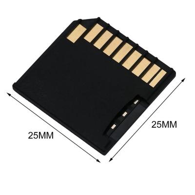 China ABS USB TF Card to SD Card Memory Adapter TF for Short to SD Adapter for Macbook Pro Air Black Color for sale