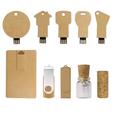 China Eco-friendly factory fiber USB flash drive 4gb 8gb 16gb 32gb USB flash drive pen drive PC 64gb 128gb 256gb for sale