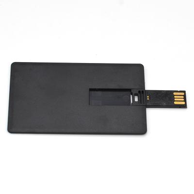 China Promotional Custom Full Color PC Usb Flash Drive Business Card Printing Gift Advertising 8GB Pendrive 16GB Plastic Black Business Card for sale